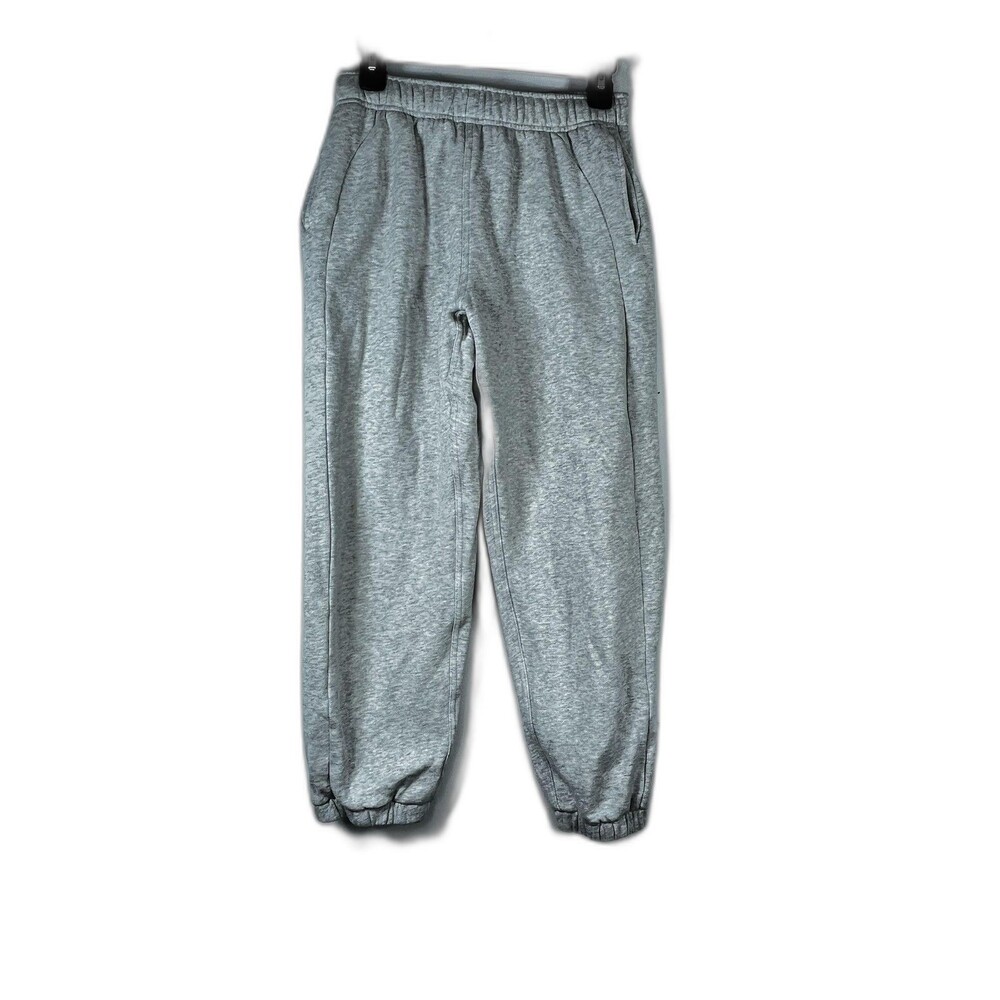 Lululemon Scuba Mid-Rise Oversized Jogger xs womens Pants Gray Fleece Sweatpants